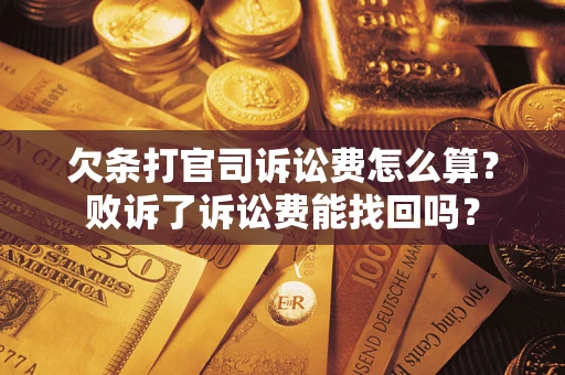 北京欠条打官司诉讼费怎么算？败诉了诉讼费能找回吗？